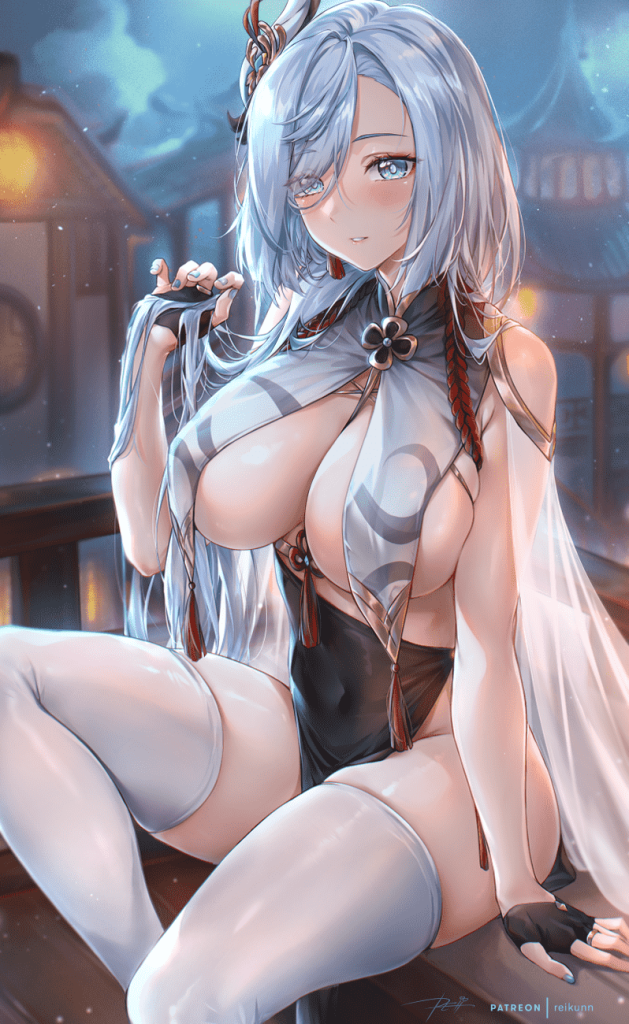 图片[3]-申鹤 美图插画壁纸图集-cos