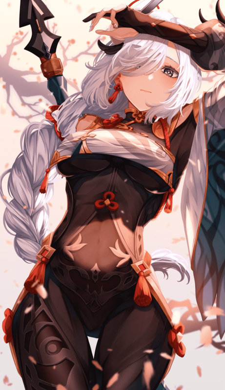 申鹤 美图插画壁纸图集-cos